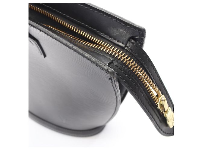 Borsa Louis Vuitton Saint Jacques Epi Noir Nero - vista 10