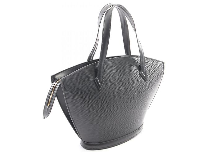 Borsa Louis Vuitton Saint Jacques Epi Noir Nero - vista 2