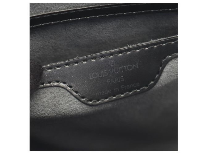 Borsa Louis Vuitton Saint Jacques Epi Noir Nero - vista 4