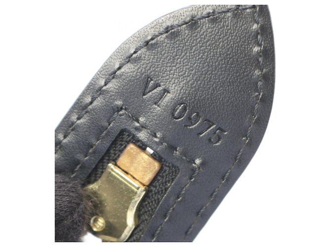 Borsa Louis Vuitton Saint Jacques Epi Noir Nero - vista 5