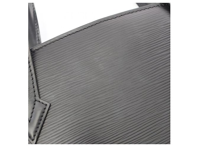 Borsa Louis Vuitton Saint Jacques Epi Noir Nero - vista 9
