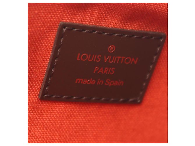 Marsupio Louis Vuitton Geronimos Damier Ebene Marrone - vista 4