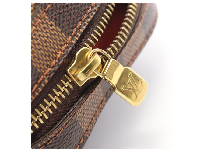 Marsupio Louis Vuitton Geronimos Damier Ebene Marrone - vista 8
