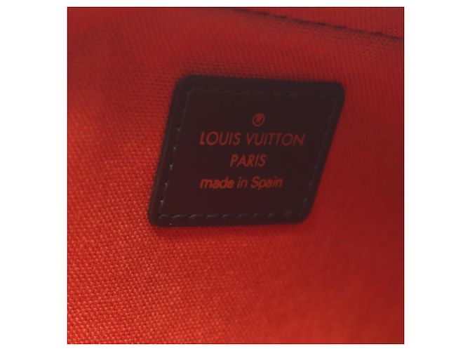 Marsupio Louis Vuitton Geronimos Damier Ebene Marrone - vista 4
