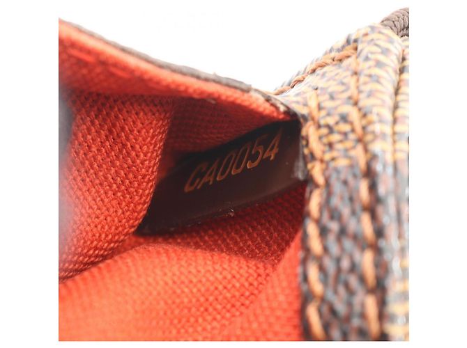 Marsupio Louis Vuitton Geronimos Damier Ebene Marrone - vista 5