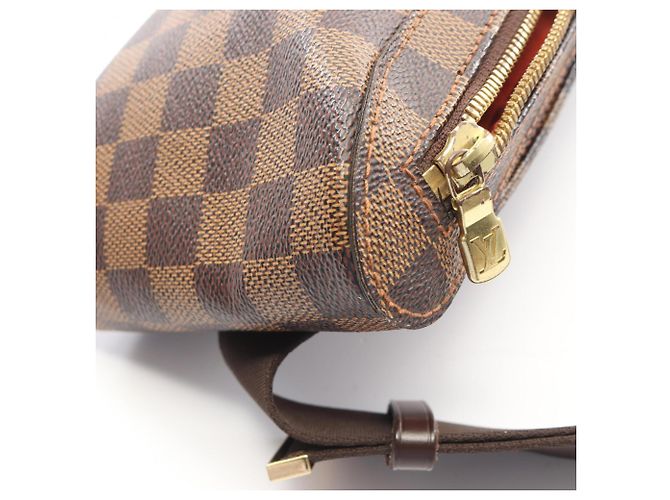 Marsupio Louis Vuitton Geronimos Damier Ebene Marrone - vista 6