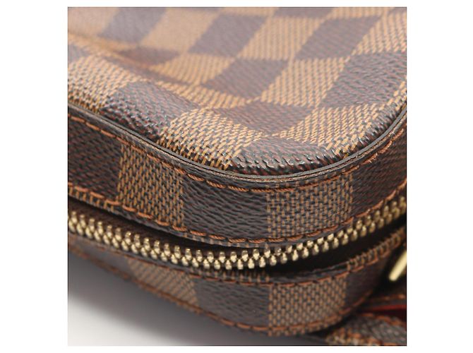 Marsupio Louis Vuitton Geronimos Damier Ebene Marrone - vista 9
