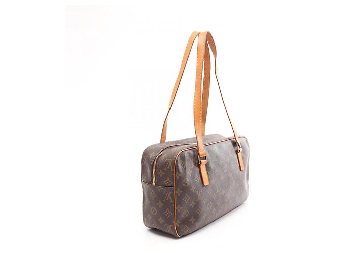 Borsa a Spalla Louis Vuitton Cite GM Monogram Marrone Monogramma - vista 2