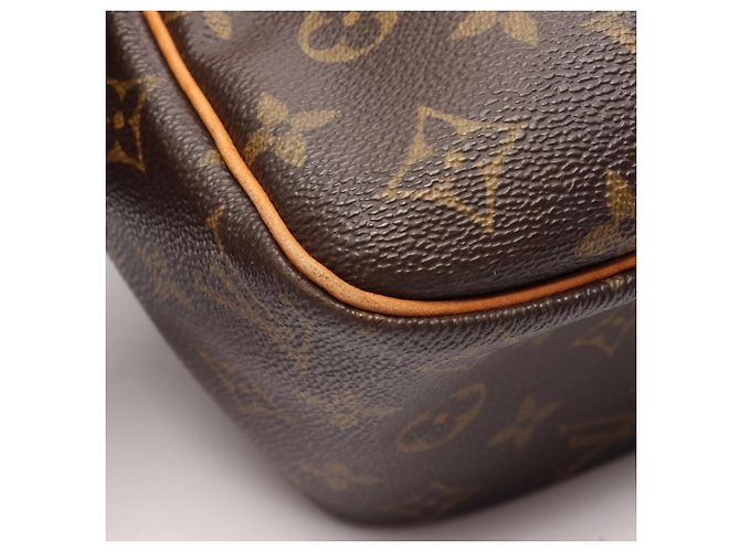 Borsa a Spalla Louis Vuitton Cite GM Monogram Marrone Monogramma - vista 8