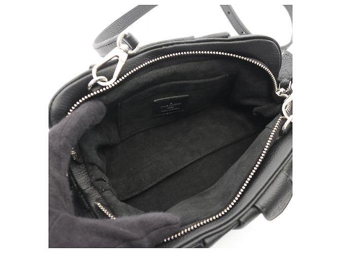 Borsa a tracolla Louis Vuitton Scala Mini Mahina Noir Nero - vista 3