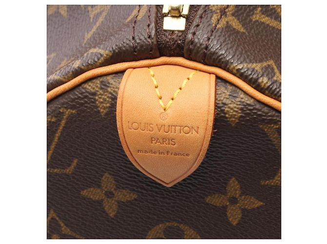Borsa Louis Vuitton Speedy 40 Marrone Monogramma - vista 4