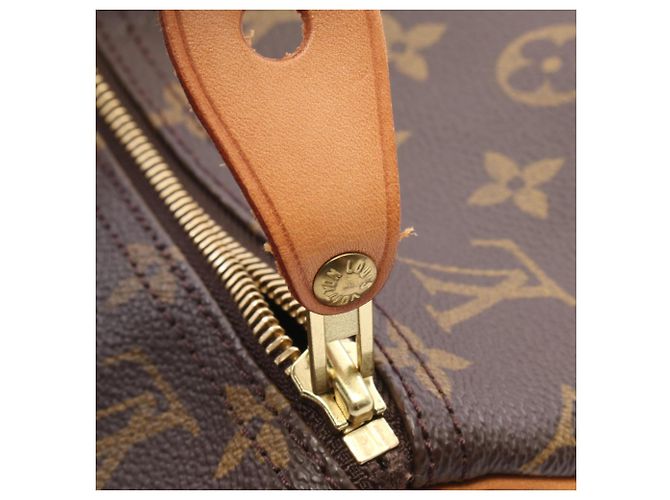Borsa Louis Vuitton Speedy 40 Marrone Monogramma - vista 7