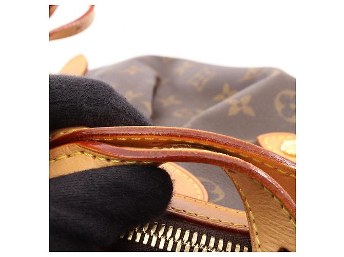 Borsa Louis Vuitton Tivoli GM Marrone Monogramma - vista 9