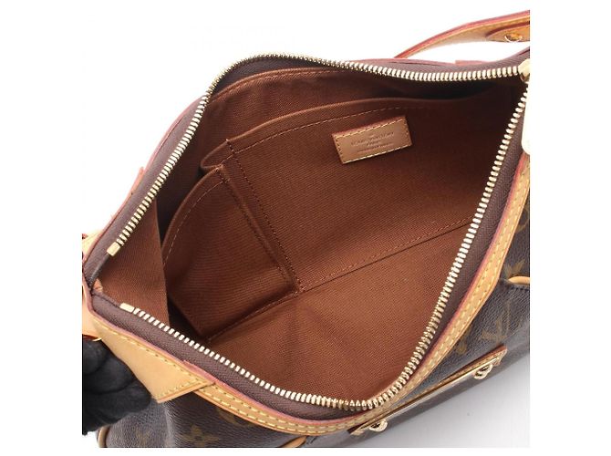 Borsa a Spalla Louis Vuitton Thames PM Marrone Monogramma - vista 3
