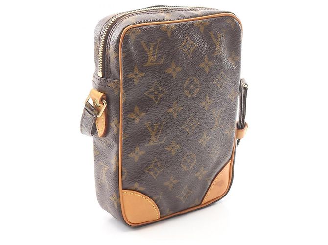Borsa a Spalla Louis Vuitton Danube Monogram Marrone Monogramma - vista 2