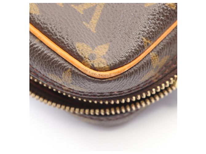 Borsa a Spalla Louis Vuitton Danube Monogram Marrone Monogramma - vista 8