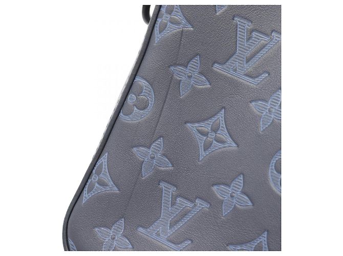 Borsa a tracolla Louis Vuitton Duo Messenger Blu navy - vista 11
