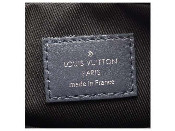 Borsa a tracolla Louis Vuitton Duo Messenger Blu navy - vista 4