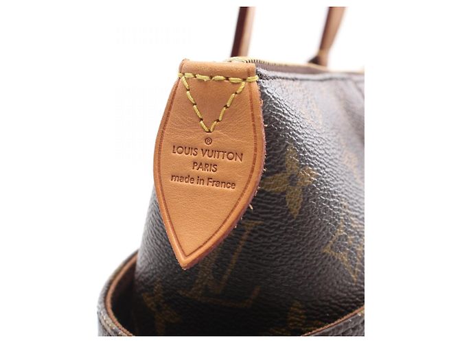 Borsa Tote Louis Vuitton Totally PM Marrone Monogramma - vista 4