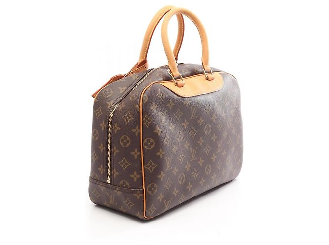 Borsa vanity bowling Deauville Louis Vuitton Marrone Monogramma - vista 2