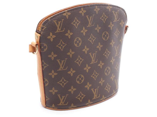Borsa a tracolla Louis Vuitton Druot Monogram Marrone Monogramma - vista 2