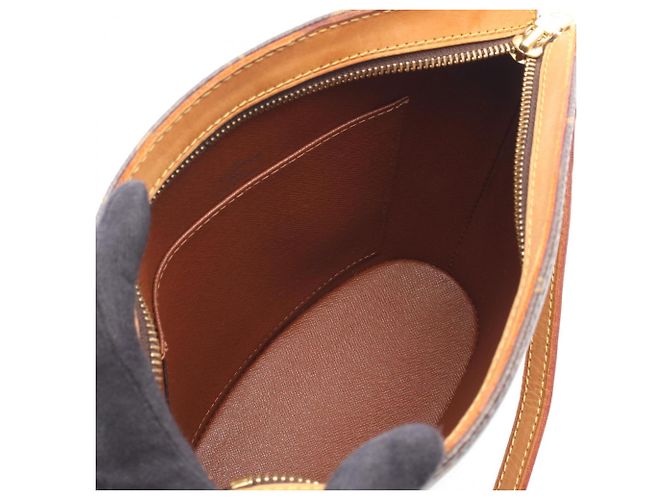 Borsa a tracolla Louis Vuitton Druot Monogram Marrone Monogramma - vista 3