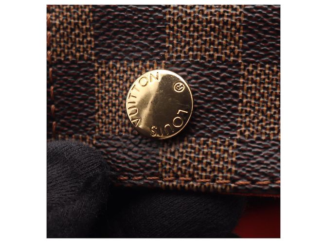 Borsa a tracolla Louis Vuitton Naviglio Damier Ebene Marrone - vista 5