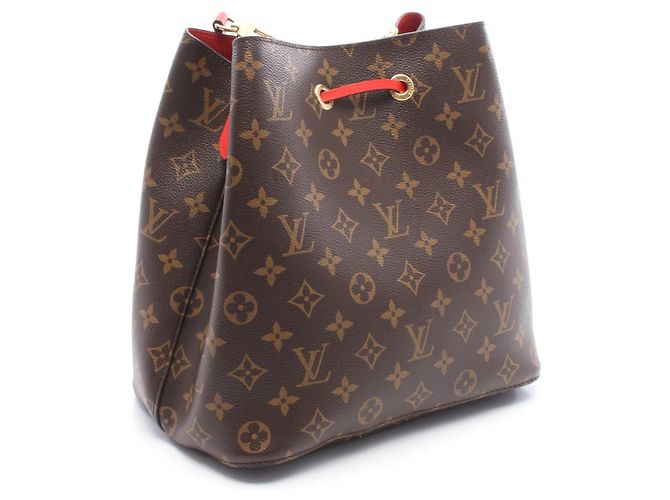 Néonoé Bolso Louis Vuitton NeoNoe Castaño Roja Monograma - vista 2