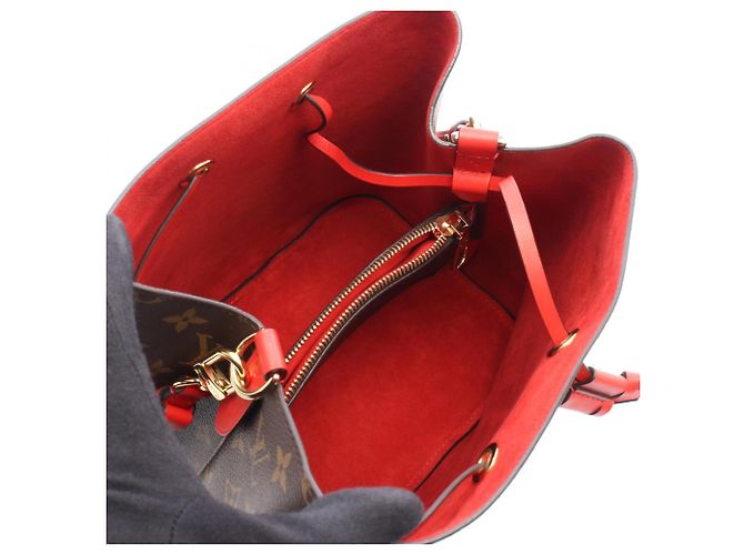 Néonoé Bolso Louis Vuitton NeoNoe Castaño Roja Monograma - vista 3