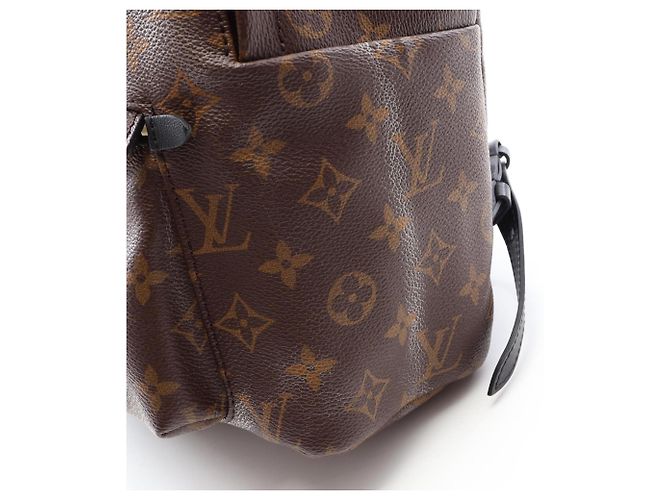 Zaino Louis Vuitton Palm Springs MM in Brown Monogram Marrone Monogramma - vista 7