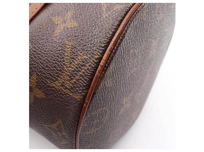 Borsa Louis Vuitton Papillon 26 Marrone Monogramma - vista 7