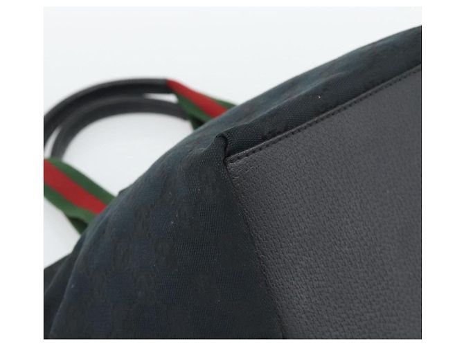 Borsa a mano GUCCI GG Canvas Nera 131228 Auth ep15484 Nero - vista 11