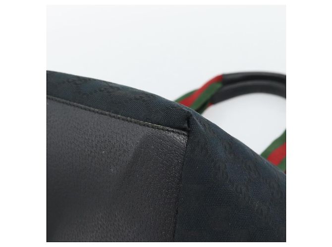 Borsa a mano GUCCI GG Canvas Nera 131228 Auth ep15484 Nero - vista 12