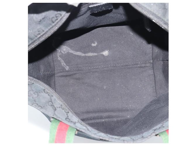 Borsa a mano GUCCI GG Canvas Nera 131228 Auth ep15484 Nero - vista 16