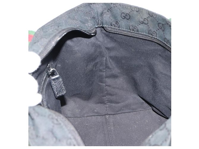 Borsa a mano GUCCI GG Canvas Nera 131228 Auth ep15484 Nero - vista 17