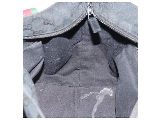 Borsa a mano GUCCI GG Canvas Nera 131228 Auth ep15484 Nero - vista 18