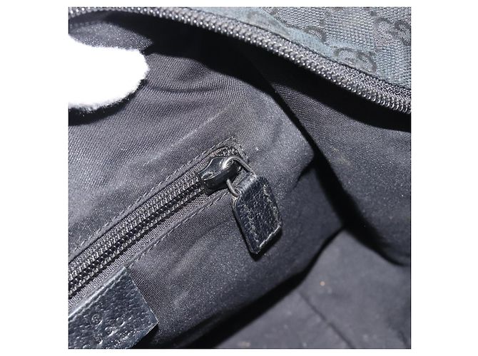 Borsa a mano GUCCI GG Canvas Nera 131228 Auth ep15484 Nero - vista 19