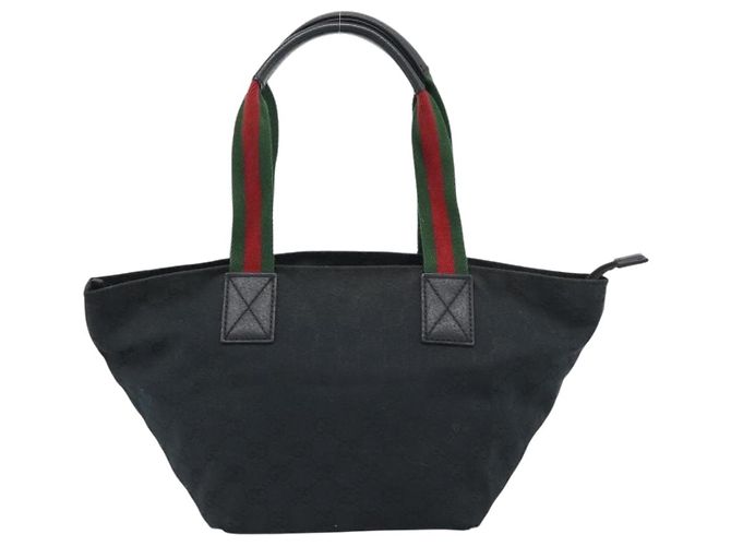 Borsa a mano GUCCI GG Canvas Nera 131228 Auth ep15484 Nero - vista 3