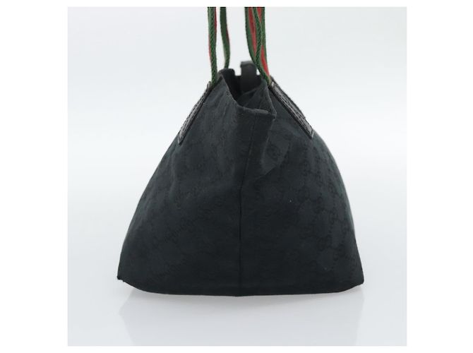 Borsa a mano GUCCI GG Canvas Nera 131228 Auth ep15484 Nero - vista 4