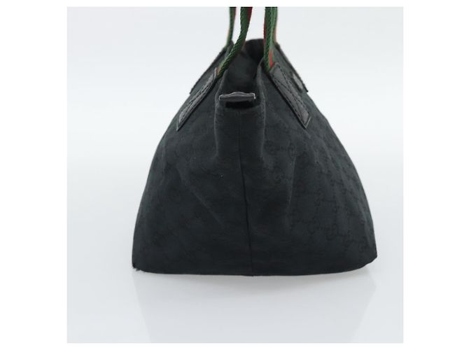 Borsa a mano GUCCI GG Canvas Nera 131228 Auth ep15484 Nero - vista 5