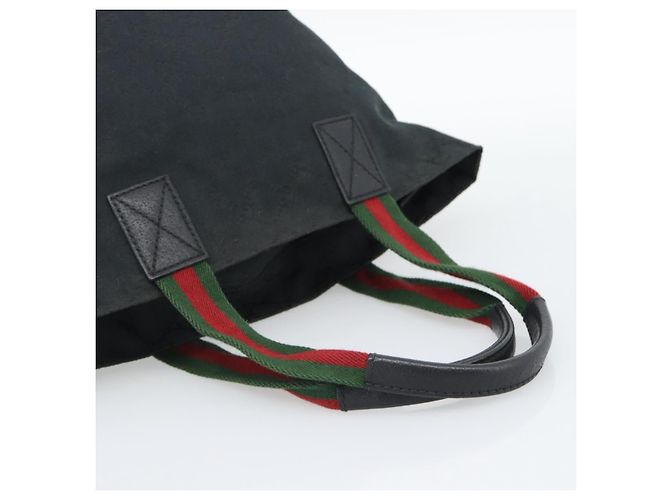 Borsa a mano GUCCI GG Canvas Nera 131228 Auth ep15484 Nero - vista 7
