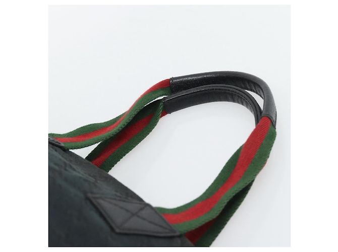 Borsa a mano GUCCI GG Canvas Nera 131228 Auth ep15484 Nero - vista 8