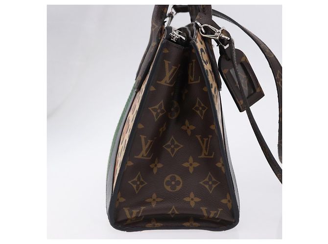 LOUIS VUITTON Borsa City Steamer MM Monogram Leopard M52126 LV Auth 188793SM Monogramma - vista 5