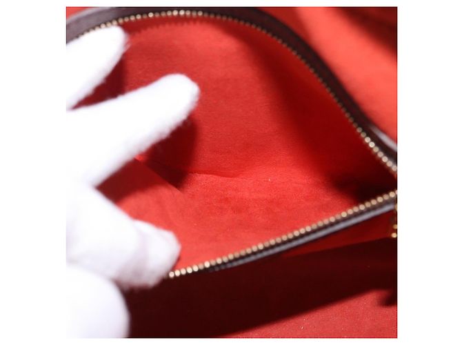 LOUIS VUITTON Borsa Damier Ebene Triana N51155 LV Auth fm5408 - vista 20