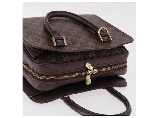 LOUIS VUITTON Borsa Damier Ebene Triana N51155 LV Auth fm5408 - vista 6