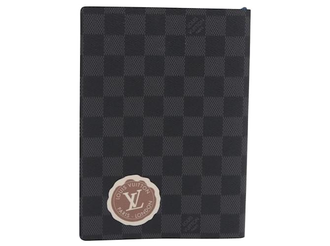 LOUIS VUITTON Damier Graphite Kai Eclamance Note GI0248 LV Auth 190684M Damier ebene - vista 3