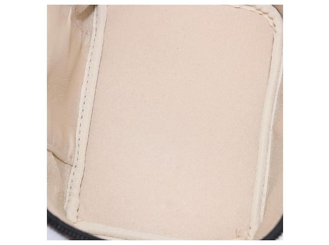 FENDI Zucca Canvas Neceser de Maquillaje Marrón Tono Dorado Auth 192727 Castaño - vista 16