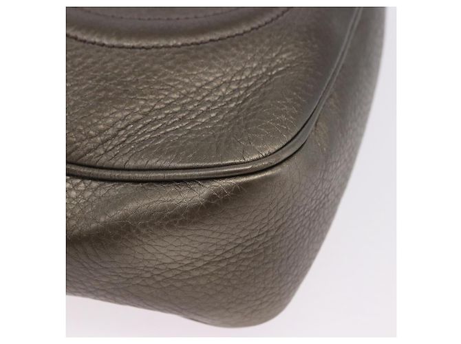 Borsa a Spalla GUCCI in Pelle Champagne Gold 308364 Auth ka5269 D'oro - vista 10