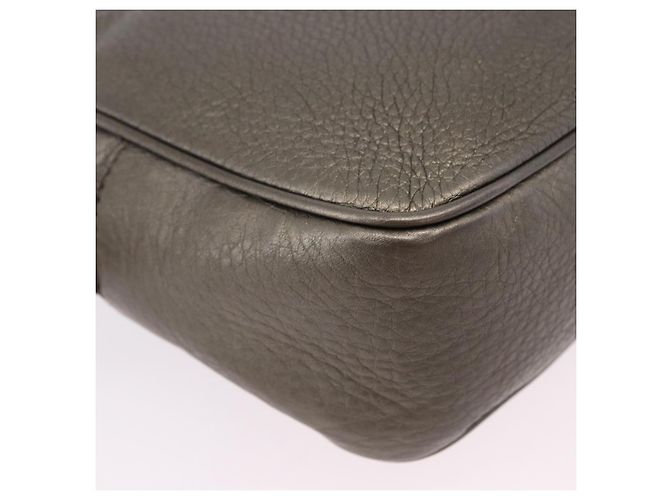 Borsa a Spalla GUCCI in Pelle Champagne Gold 308364 Auth ka5269 D'oro - vista 12