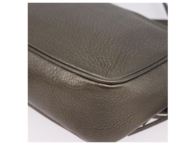 Borsa a Spalla GUCCI in Pelle Champagne Gold 308364 Auth ka5269 D'oro - vista 13